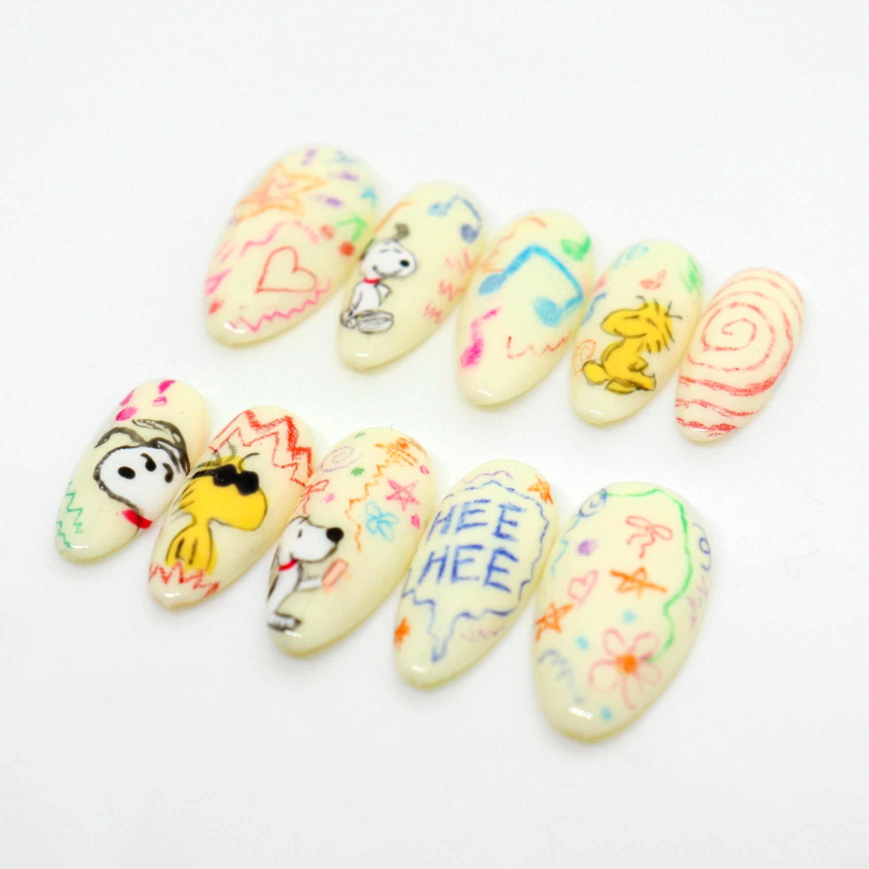 Peanuts & Polish | Snoopy-Inspired Nails