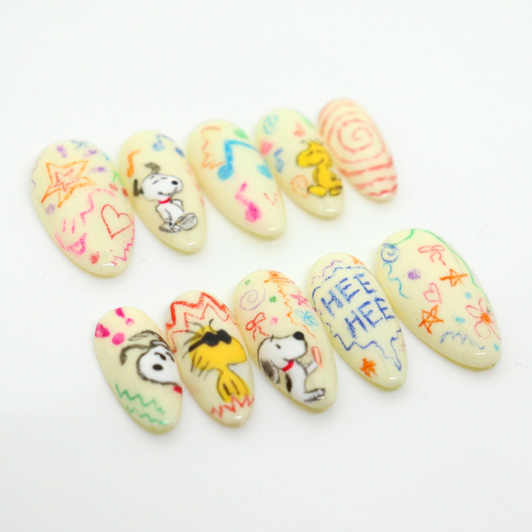 Peanuts & Polish | Snoopy-Inspired Nails