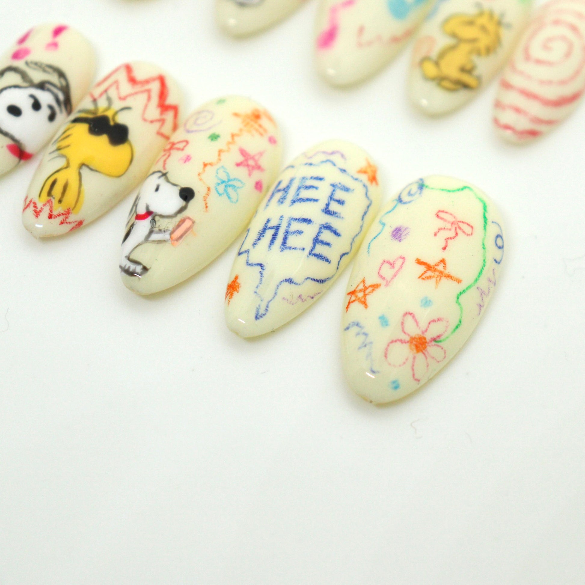 Peanuts & Polish | Snoopy-Inspired Nails