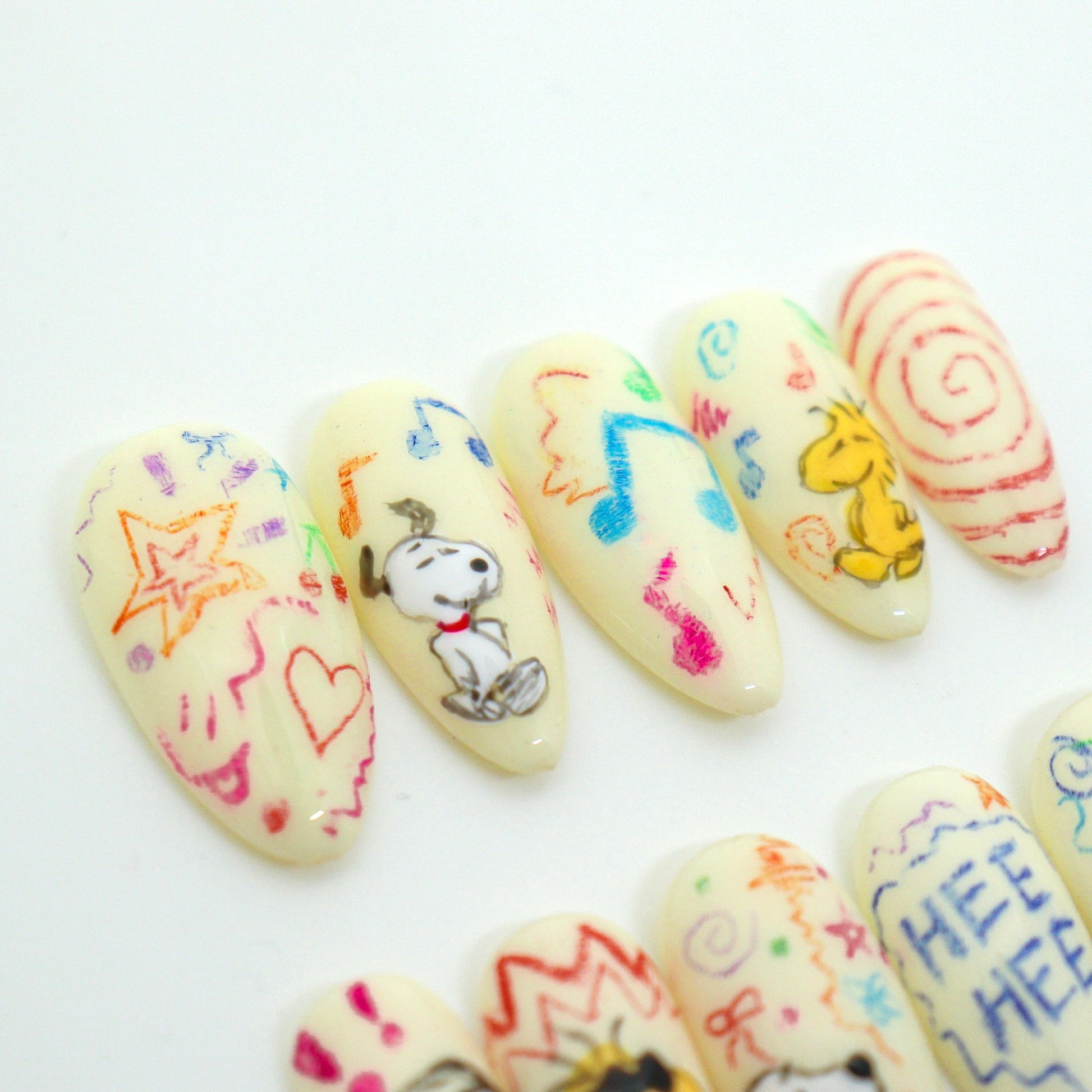 Peanuts & Polish | Snoopy-Inspired Nails